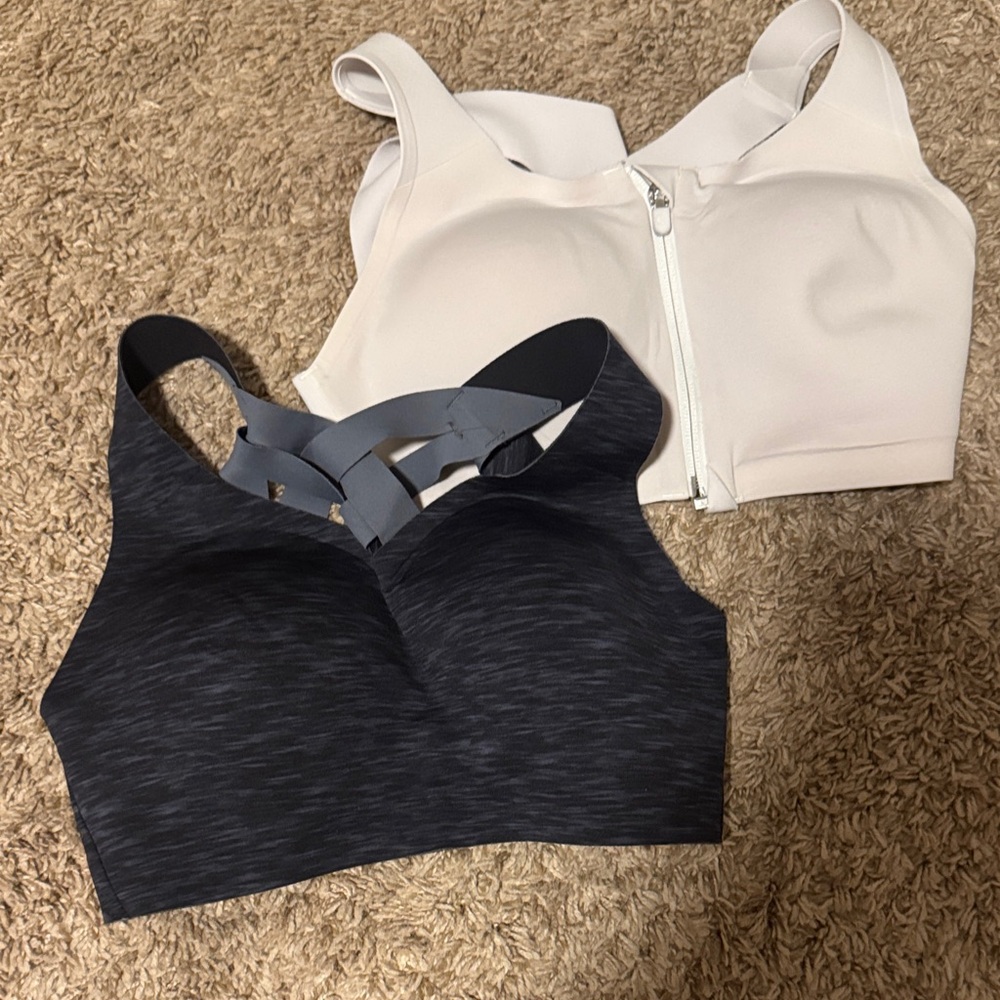 Lululemon Athletica Black Enlite Bra white enlite both sold together 32E